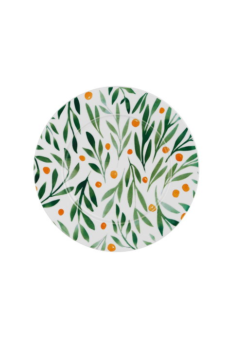 Hermia Juego de Desayuno de Porcelana Multicolor de 8 Piezas
